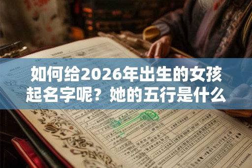 如何给2026年出生的女孩起名字呢？她的五行是什么呢？