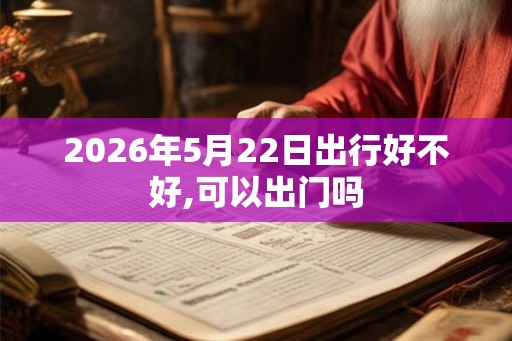 2026年5月22日出行好不好,可以出门吗