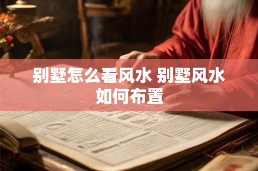 别墅怎么看风水 别墅风水如何布置