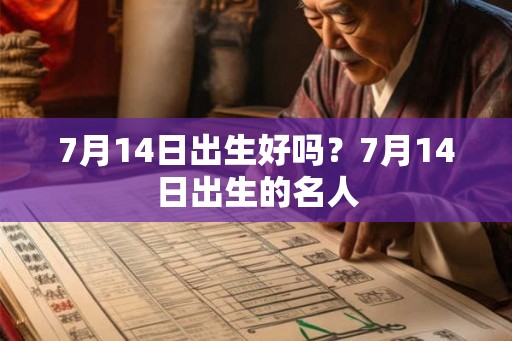 7月14日出生好吗？7月14日出生的名人