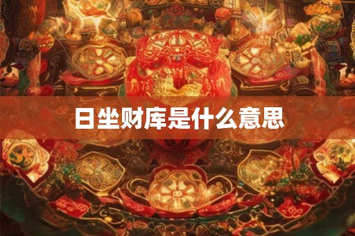 日坐财库是什么意思
