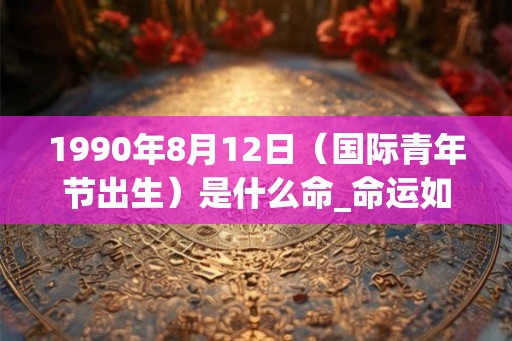 1990年8月12日（国际青年节出生）是什么命_命运如何