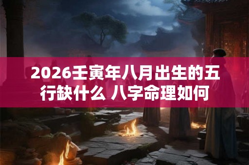 2026壬寅年八月出生的五行缺什么 八字命理如何