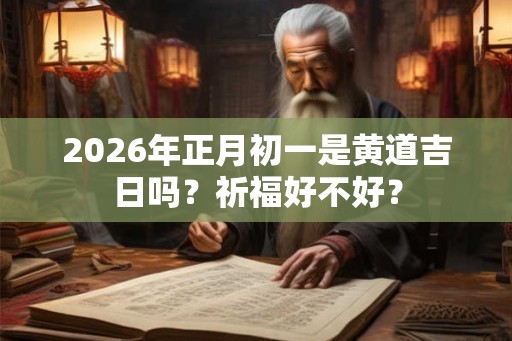 2026年正月初一是黄道吉日吗？祈福好不好？