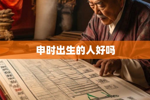 申时出生的人好吗