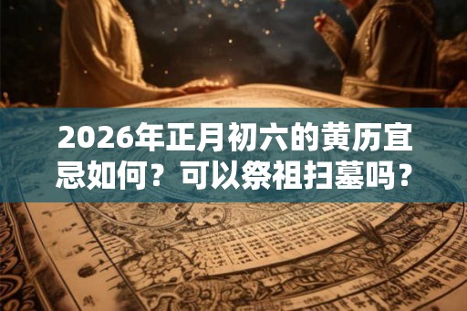 2026年正月初六的黄历宜忌如何？可以祭祖扫墓吗？