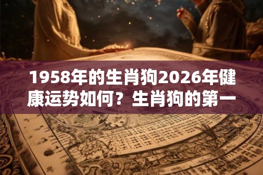 1958年的生肖狗2026年健康运势如何？生肖狗的第一贵人是谁？