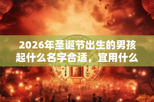 2026年圣诞节出生的男孩起什么名字合适，宜用什么字