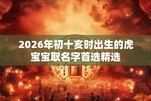 2026年初十亥时出生的虎宝宝取名字首选精选