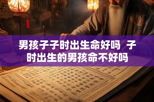 男孩子子时出生命好吗 子时出生的男孩命不好吗 男孩子子时出生命好吗 子时出生的男孩命不好吗