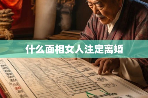 什么面相女人注定离婚