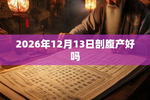 2026年12月13日剖腹产好吗