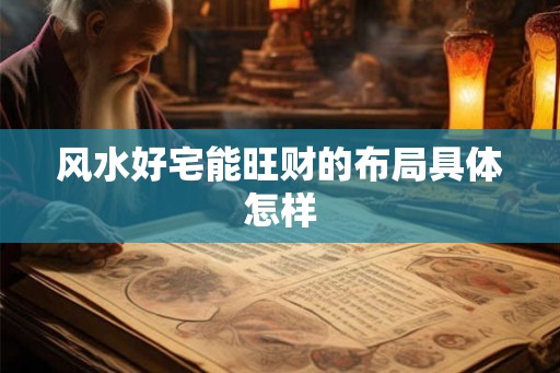 风水好宅能旺财的布局具体怎样