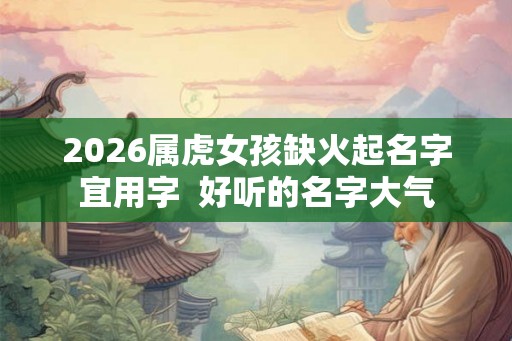 2026属虎女孩缺火起名字宜用字 好听的名字大气 2026属虎女孩缺火起名字宜用字 好听的名字大气
