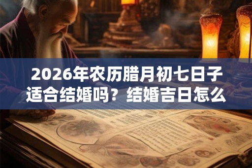 2026年农历腊月初七日子适合结婚吗？结婚吉日怎么选择？