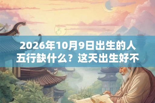 2026年10月9日出生的人五行缺什么？这天出生好不好？