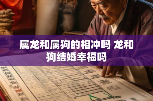 属龙和属狗的相冲吗 龙和狗结婚幸福吗