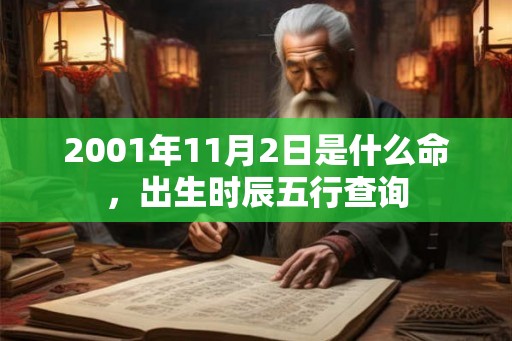 2001年11月2日是什么命，出生时辰五行查询