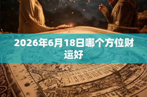 2026年6月18日哪个方位财运好 2026年6月18日哪个方位财运好