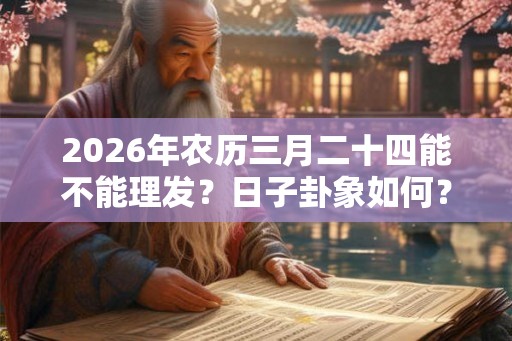 2026年农历三月二十四能不能理发？日子卦象如何？