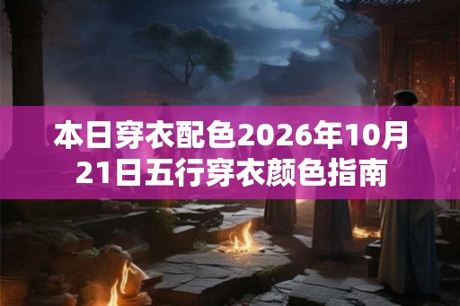 本日穿衣配色2026年10月21日五行穿衣颜色指南