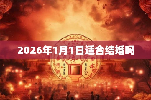 2026年1月1日适合结婚吗