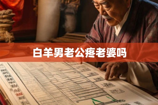 白羊男老公疼老婆吗