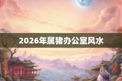 2026年属猪办公室风水