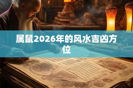 属鼠2026年的风水吉凶方位