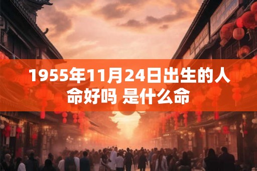 1955年11月24日出生的人命好吗 是什么命 1955年11月24日出生的人命好吗 是什么命