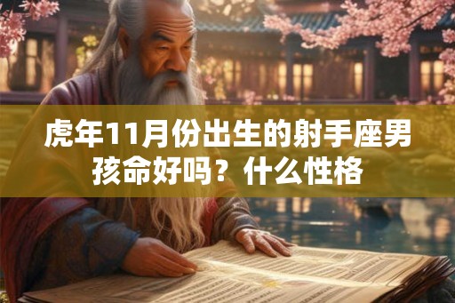 虎年11月份出生的射手座男孩命好吗？什么性格