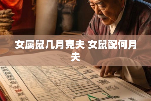 女属鼠几月克夫 女鼠配何月夫