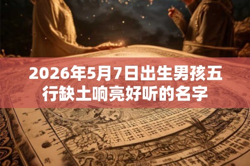 2026年5月7日出生男孩五行缺土响亮好听的名字 2026年5月7日出生男孩五行缺土响亮好听的名字
