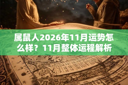 属鼠人2026年11月运势怎么样？11月整体运程解析