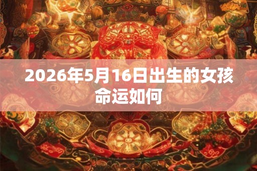 2026年5月16日出生的女孩命运如何 2026年5月16日出生的女孩命运如何