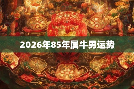 2026年85年属牛男运势