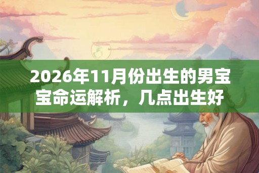 2026年11月份出生的男宝宝命运解析，几点出生好