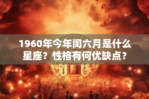 1960年今年闰六月是什么星座？性格有何优缺点？