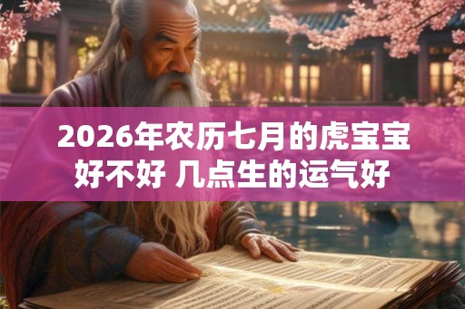 2026年农历七月的虎宝宝好不好 几点生的运气好