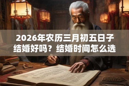 2026年农历三月初五日子结婚好吗？结婚时间怎么选？