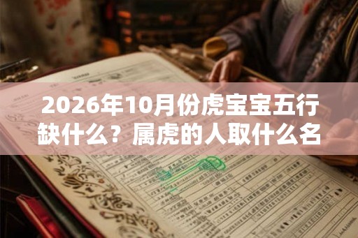 2026年10月份虎宝宝五行缺什么？属虎的人取什么名字好