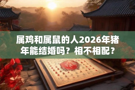 属鸡和属鼠的人2026年猪年能结婚吗？相不相配？