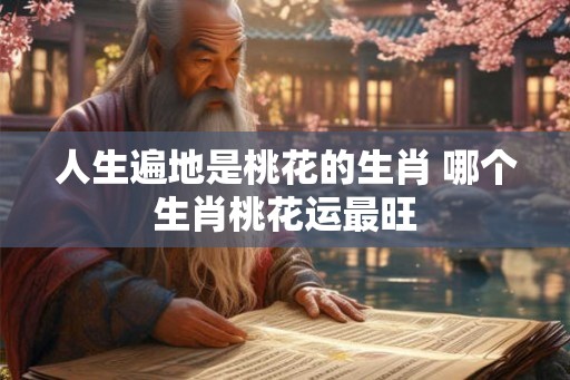 人生遍地是桃花的生肖 哪个生肖桃花运最旺