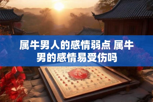 属牛男人的感情弱点 属牛男的感情易受伤吗