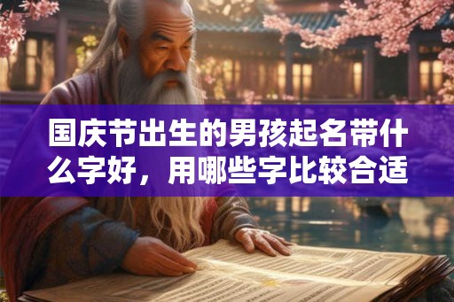 国庆节出生的男孩起名带什么字好，用哪些字比较合适