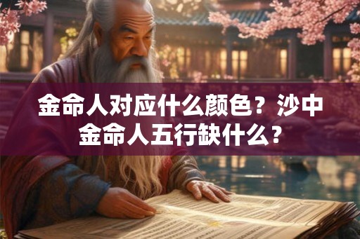 金命人对应什么颜色？沙中金命人五行缺什么？