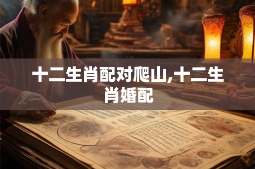 十二生肖配对爬山,十二生肖婚配