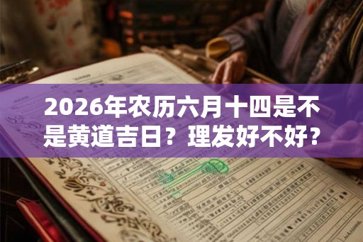 2026年农历六月十四是不是黄道吉日？理发好不好？