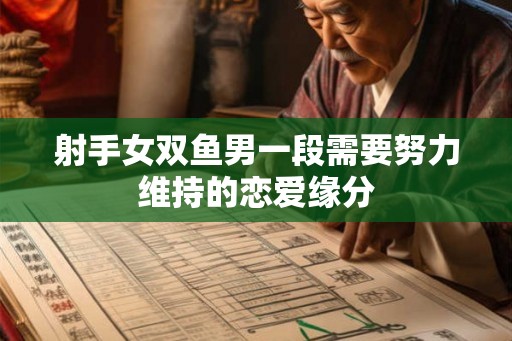 射手女双鱼男一段需要努力维持的恋爱缘分
