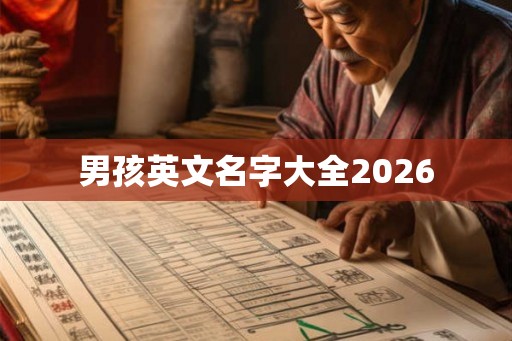 男孩英文名字大全2026